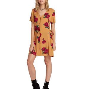 NWT VOLCOM RUNNIN LATE DRESS XS